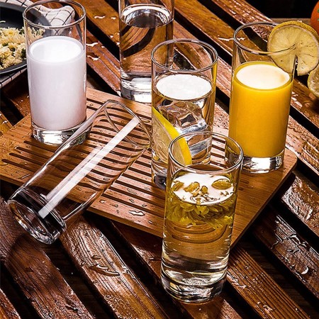 Set 12 Bicchierini Liquore Cicchetto Shot 6 cl Bar in vetro trasparente shottini
