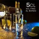 Set 12 Bicchierini Liquore Cicchetto Shot 6 cl Bar in vetro trasparente shottini