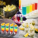 Set 12 Bicchierini Liquore Cicchetto Shot 6 cl Bar in vetro trasparente shottini