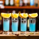 Set 12 Bicchierini Liquore Cicchetto Shot 6 cl Bar in vetro trasparente shottini