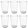 SET 6 BICCHIERI IN VETRO DA COCKTAIL DRINK ACQUA 170 ml BAR CASA TA...