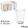 SET 6 BICCHIERI IN VETRO DA COCKTAIL DRINK ACQUA 170 ml BAR CASA TA...