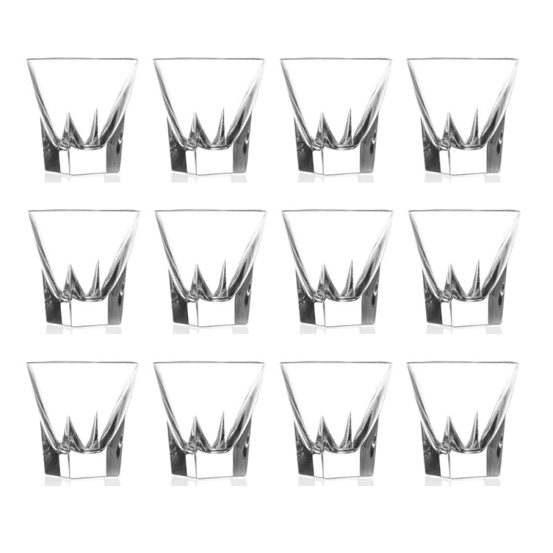 12 Bicchierini Vetro Liquore Bicchieri Amaro Bar Feste Party Rum Cicchetti 6 cl