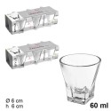 12 Bicchierini Vetro Liquore Bicchieri Amaro Bar Feste Party Rum Cicchetti 6 cl