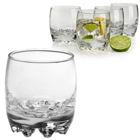 6 Bicchierini Vetro Da Liquore Bicchieri Amaro Bar Feste Party Rum Cicchetti 8cl