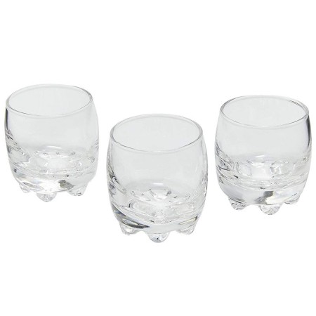 6 Bicchierini Vetro Da Liquore Bicchieri Amaro Bar Feste Party Rum Cicchetti 8cl
