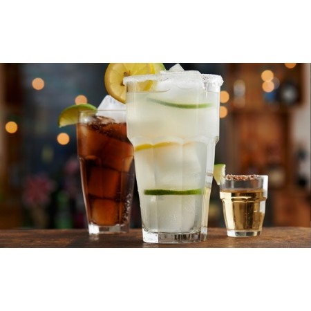 6 pz BICCHIERI TAZZINE PER CAFFÈ ESPRESSO IN VETRO TRASPARENTE 65ml Ginseng