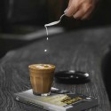 6 pz BICCHIERI TAZZINE PER CAFFÈ ESPRESSO IN VETRO TRASPARENTE 65ml Ginseng