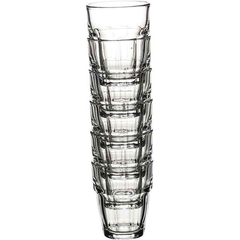 Hongu 6 pz BICCHIERI TAZZINE PER CAFFÈ ESPRESSO IN VETRO TRASPARENT...