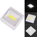 Luce led singolo di cortesia interruttore COB bianca a batterie AAA magnetica