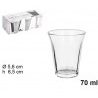 Hongu Set 12 Bicchieri Tazzine Bar caffè in vetro 7 cl Trasparente ...