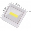Luce led singolo di cortesia interruttore COB bianca a batterie AAA magnetica