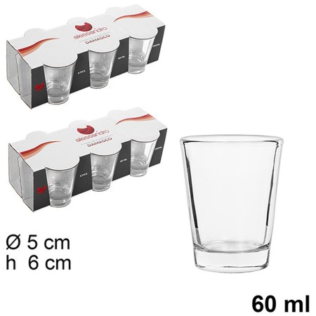 Bicchierini in vetro da liquore 12 pz bicchieri chupito shot amaro feste e bar