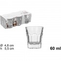 Bicchierini in vetro da liquore 6 pz bicchieri chupito shot amaro feste e bar