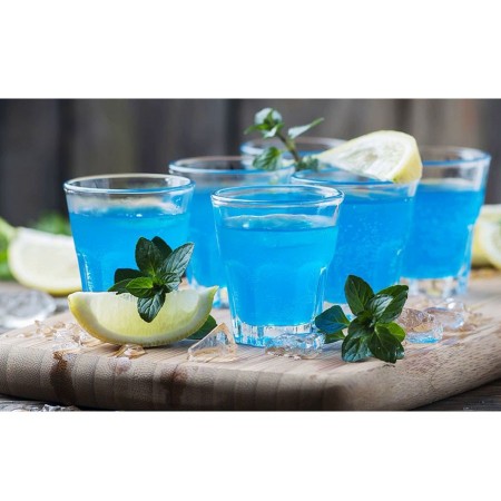 Bicchierini in vetro da liquore 6 pz bicchieri chupito shot amaro feste e bar