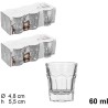 Bicchierini in vetro da liquore 6 pz bicchieri chupito shot amaro f...