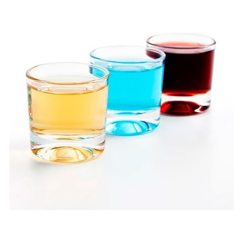 Bicchierini in vetro da liquore 6 pz bicchieri chupito shot amaro f...