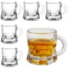 Bicchierini in vetro da liquore 6 pz bicchieri chupito shot amaro f...