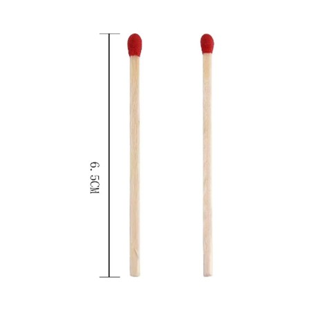 Fiammiferi in legno in bottiglia di vetro,2 confezioni da 80 pezzi rosa rosso