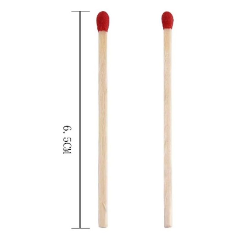 Poly Flame Fiammiferi in legno in bottiglia di vetro,2 confezioni d...