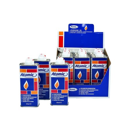 3 Lattine Di Fluido Per Ricarica Accendini A Benzina Da 133 ML ricambio Atomic