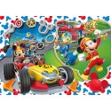 Puzzle 30 pezzi- Maxi - Disney Mickey and the Roadster Racers Clementoni Bambini
