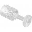 3 MINI LAMPADA TAVOLO COMODINO DIAMANTE EFFETTO CRISTALLO LUCE CALDA DECORATIVA