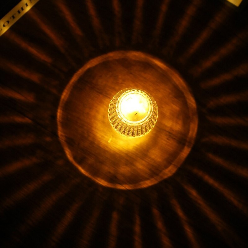 Hongu 3 MINI LAMPADA TAVOLO COMODINO DIAMANTE EFFETTO CRISTALLO LUC...