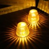 Hongu 3 MINI LAMPADA TAVOLO COMODINO DIAMANTE EFFETTO CRISTALLO LUC...
