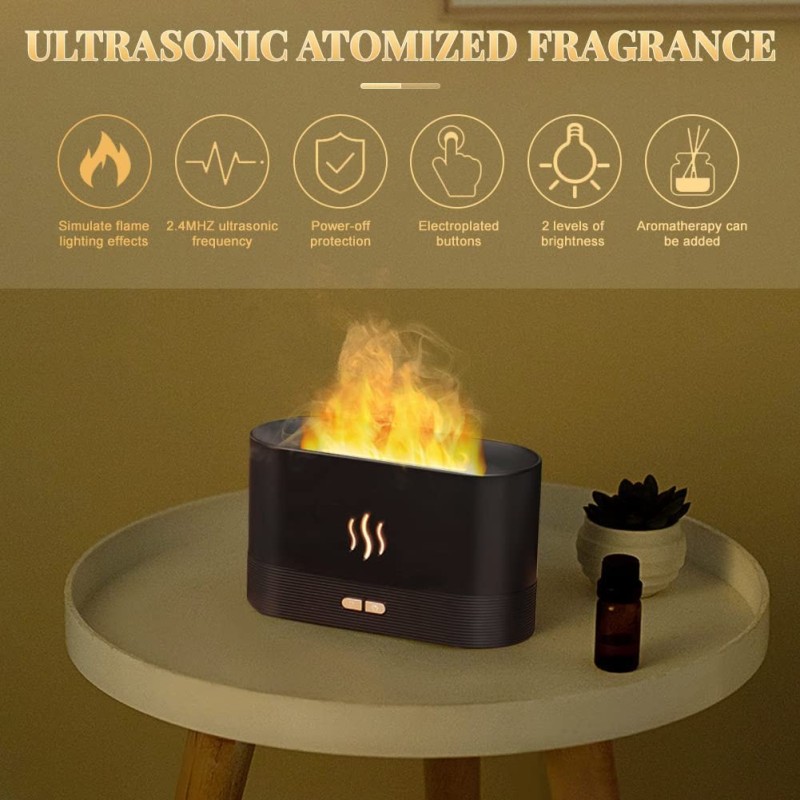 Generico Diffusore di aromi Umidificatore Aromaterapia 230 ml oli e...