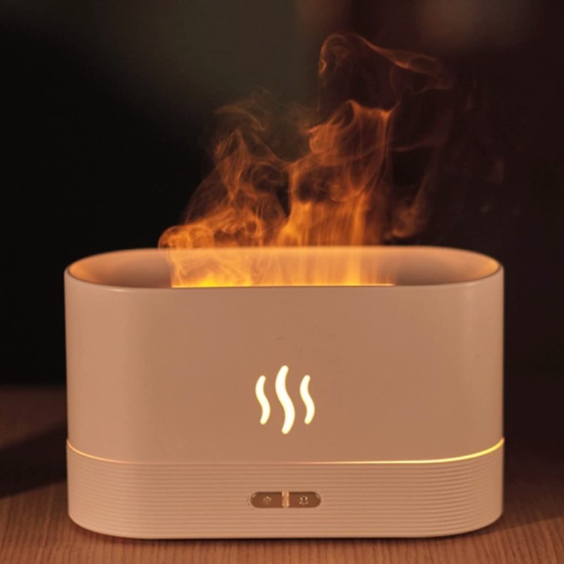 Diffusore Per Essenze Aromi E Oli Essenziali Effetto Fiamma Camino