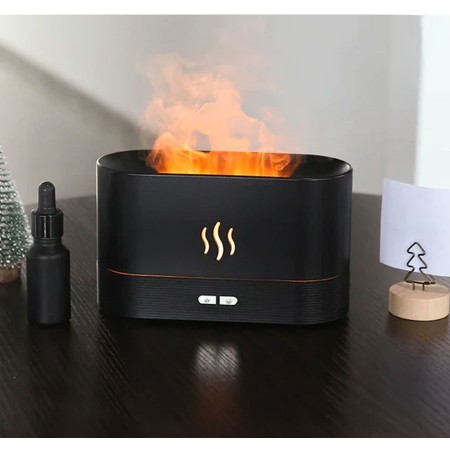 Diffusore di aromi Umidificatore Aromaterapia 230 ml oli essenziali con fiamma