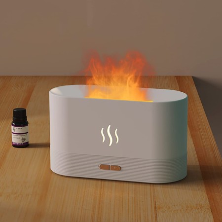 Diffusore di aromi Umidificatore Aromaterapia 230 ml oli essenziali con fiamma