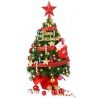 Hongu ALBERO DI NATALE PICCOLO DECORAZIONE DA TAVOLO ADDOBBATO ARTF...