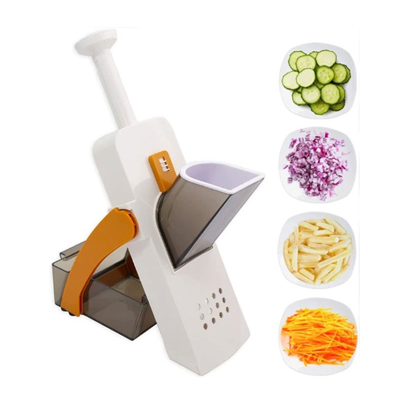Mandolina AffettaVerdure Manuale Spessore Regolabile Affettatrice Taglia Verdure