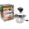 Tritatutto Elettrico 600W Tritacarne Cucina con 4 Lame e 2L Ciotola in Vetro