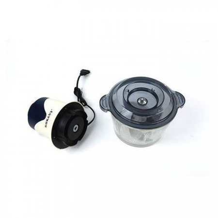 Tritatutto Elettrico 600W Tritacarne Cucina con 4 Lame e 2L Ciotola in Vetro