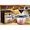 SOKANY Tritatutto Elettrico 600W Tritacarne Cucina con 4 Lame e 2L ...