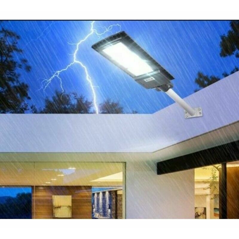 Hongu FARO LAMPIONE LED STRADALE GIARDINO FOTOVOLTAICO PANNELLO SOL...