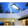 Hongu FARO LAMPIONE LED STRADALE GIARDINO FOTOVOLTAICO PANNELLO SOL...