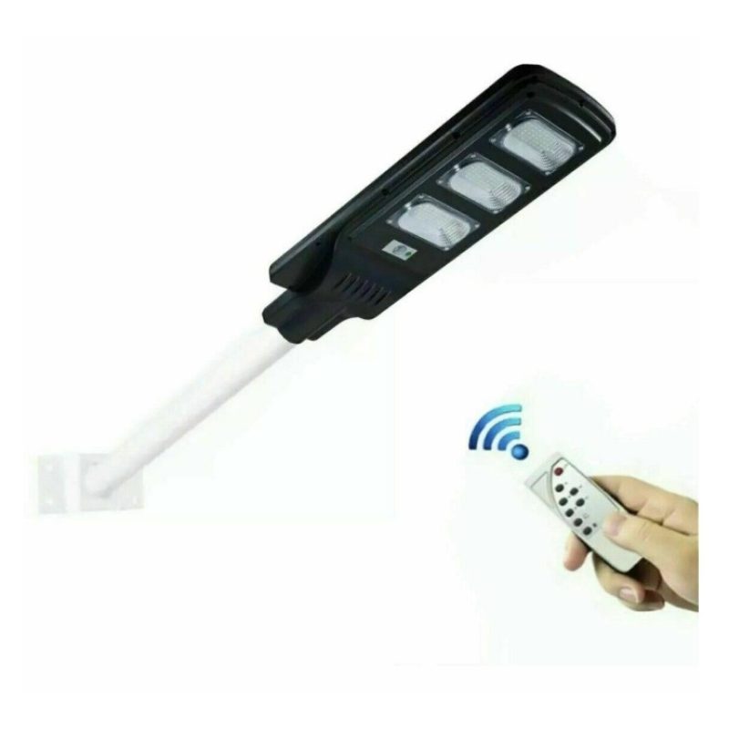 Hongu FARO LAMPIONE LED STRADALE GIARDINO FOTOVOLTAICO PANNELLO SOL...