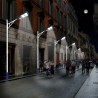 Hongu FARO LAMPIONE LED STRADALE GIARDINO FOTOVOLTAICO PANNELLO SOL...