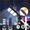Hongu FARO LAMPIONE LED STRADALE GIARDINO FOTOVOLTAICO PANNELLO SOL...