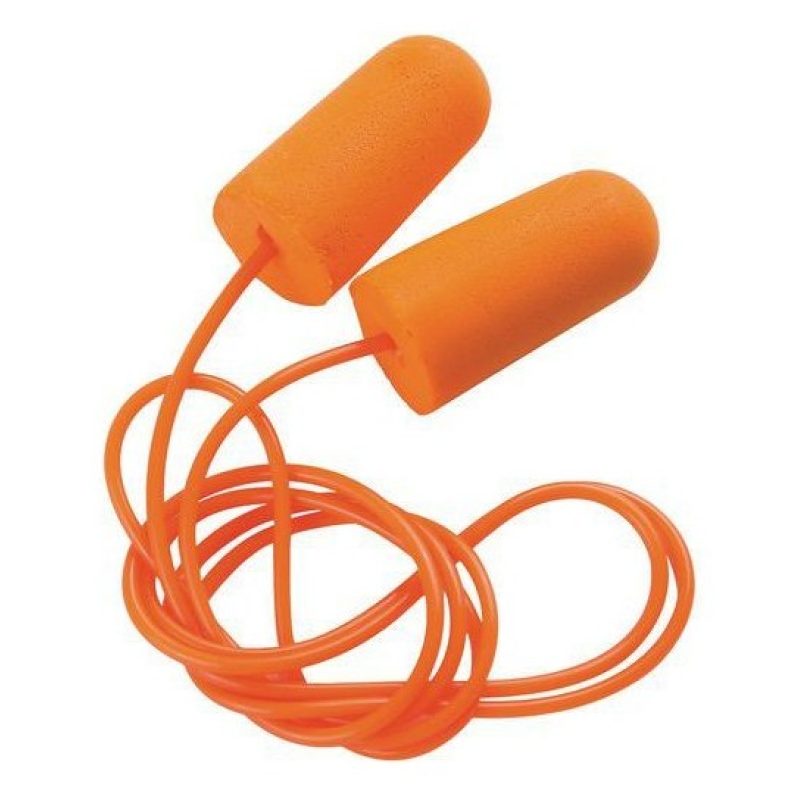 Hongu 6 PAIA TAPPI PER ORECCHIE ANTI RUMORE CON CORDONCINO LAVORO S...