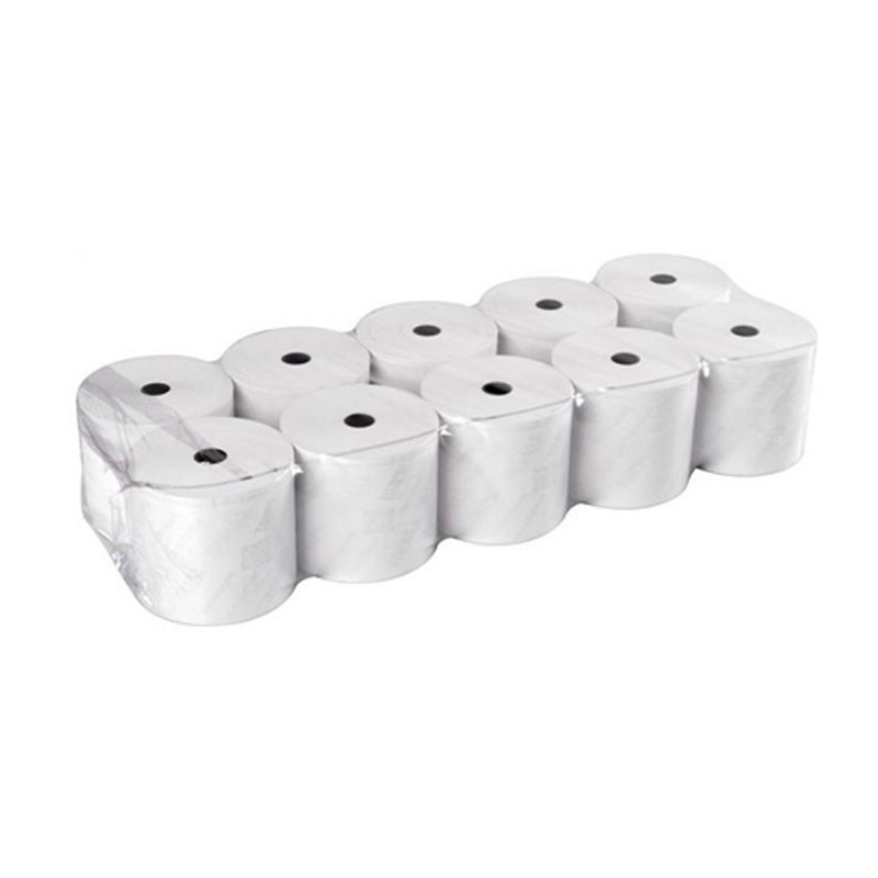 Hongu 10 ROTOLI TERMICI MM 80x80 CARTA TERMICA FORO 12 OMOLOGATI RE...