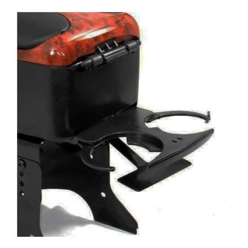 Bracciolo comodo simil legno auto universale regolabile due vani un porta bibite
