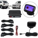 KIT 4 SENSORI DI PARCHEGGIO CON MINI DISPLAY LED ACUSTICO NERO AUTO