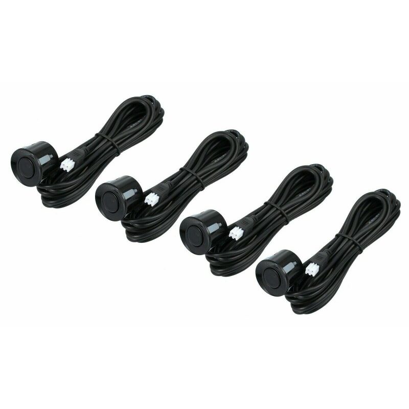 Andowl KIT 4 SENSORI DI PARCHEGGIO CON MINI DISPLAY LED ACUSTICO NE...