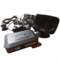 KIT 4 SENSORI DI PARCHEGGIO CON MINI DISPLAY LED ACUSTICO NERO AUTO