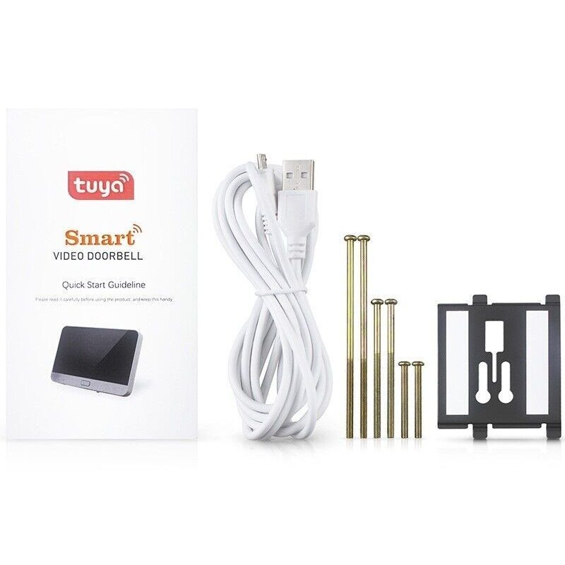 Tuya Tuya Spioncino Smart WiFi con Monitor LCD 2 MP a colori intell...